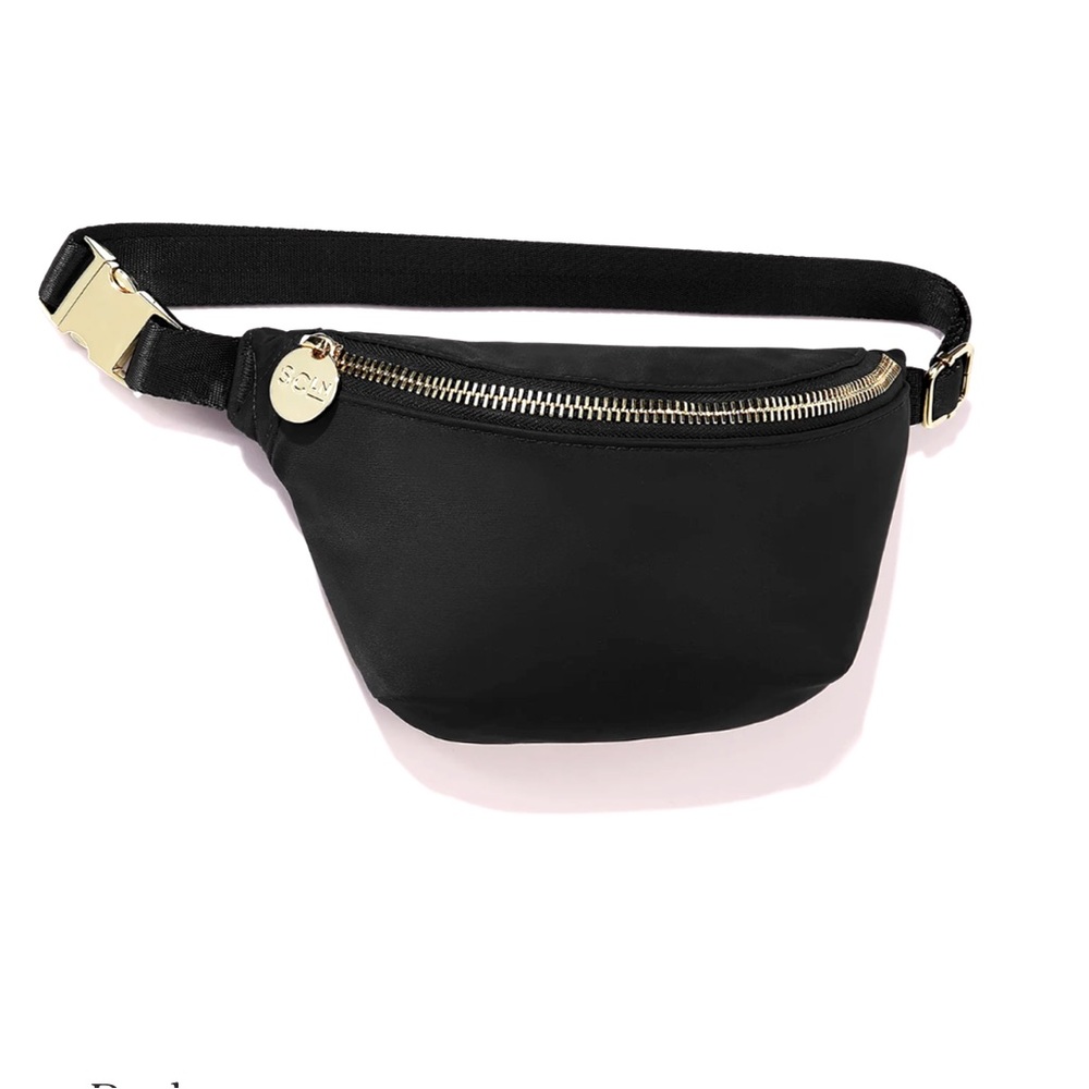 STONEY CLOVER Fanny pack!!!  Black with a gold zipper.